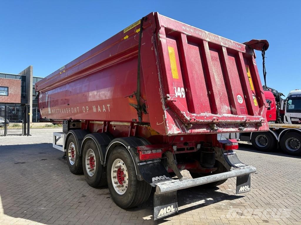 MOL 3x SAF + CHASSIS STEEL + BOX ALUMINUM + DISK BRAKE Semirremolques de volteo