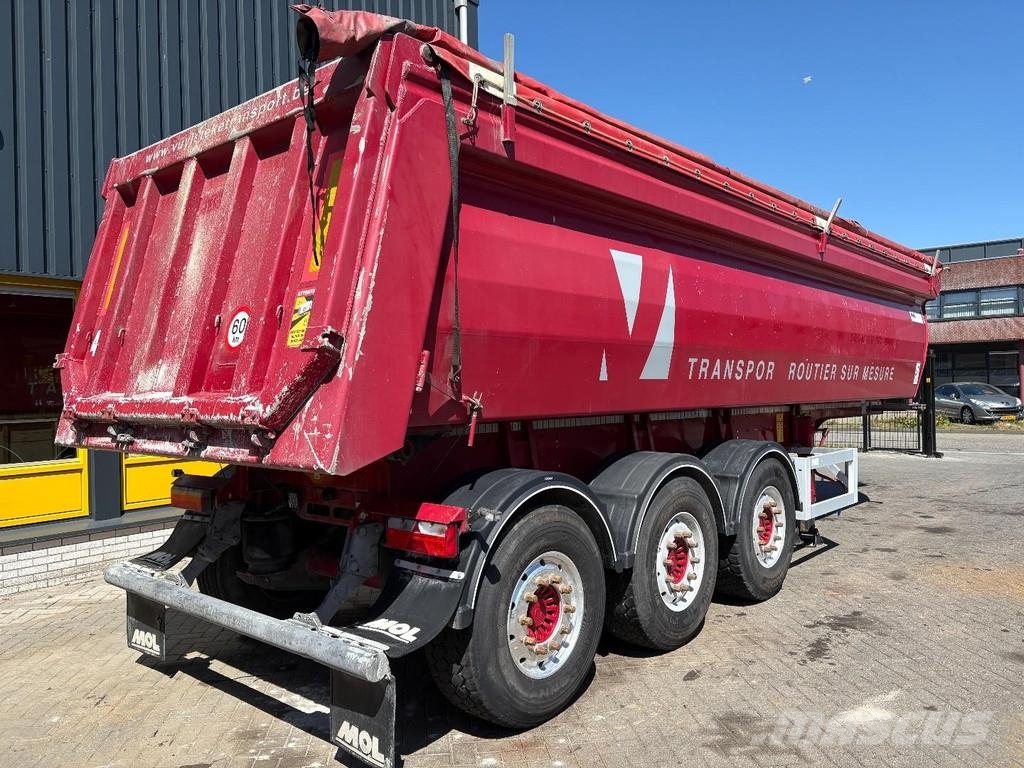 MOL 3x SAF + CHASSIS STEEL + BOX ALUMINUM + DISK BRAKE Semirremolques de volteo