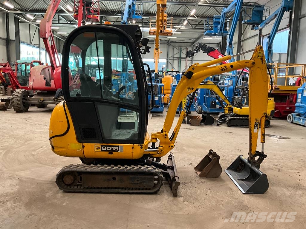 JCB 8018 Minigraafmachines < 7t
