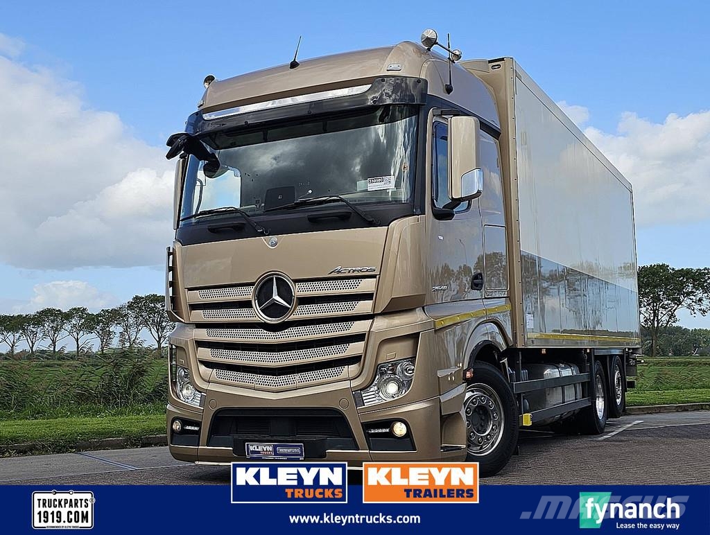Mercedes-Benz ACTROS 2548 6X2 STEER 2T LIFT Bakwagens met gesloten opbouw