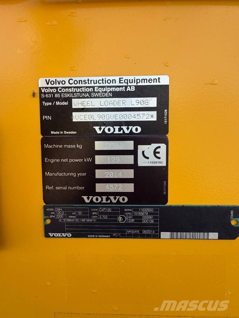 Volvo L 90 G Pyöräkuormaajat
