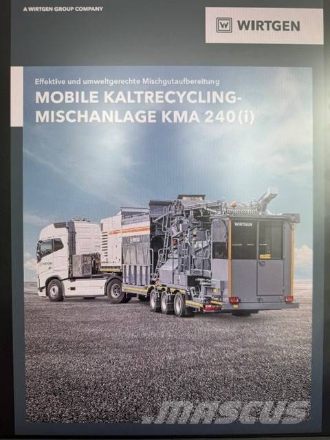 Wirtgen KMA 240i MIETE / RENTAL (12005595) Recyklery do asfaltu