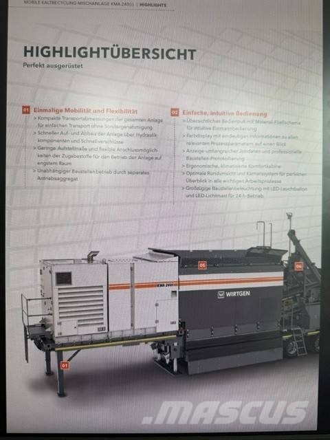 Wirtgen KMA 240i MIETE / RENTAL (12005595) Recyklery do asfaltu