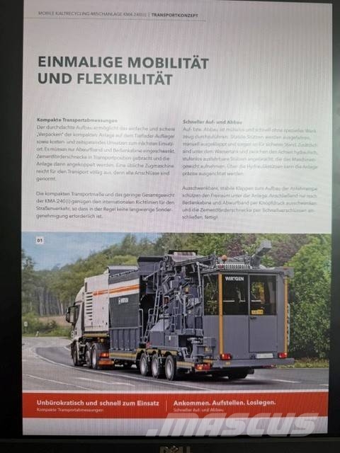 Wirtgen KMA 240i MIETE / RENTAL (12005595) Recyklery do asfaltu