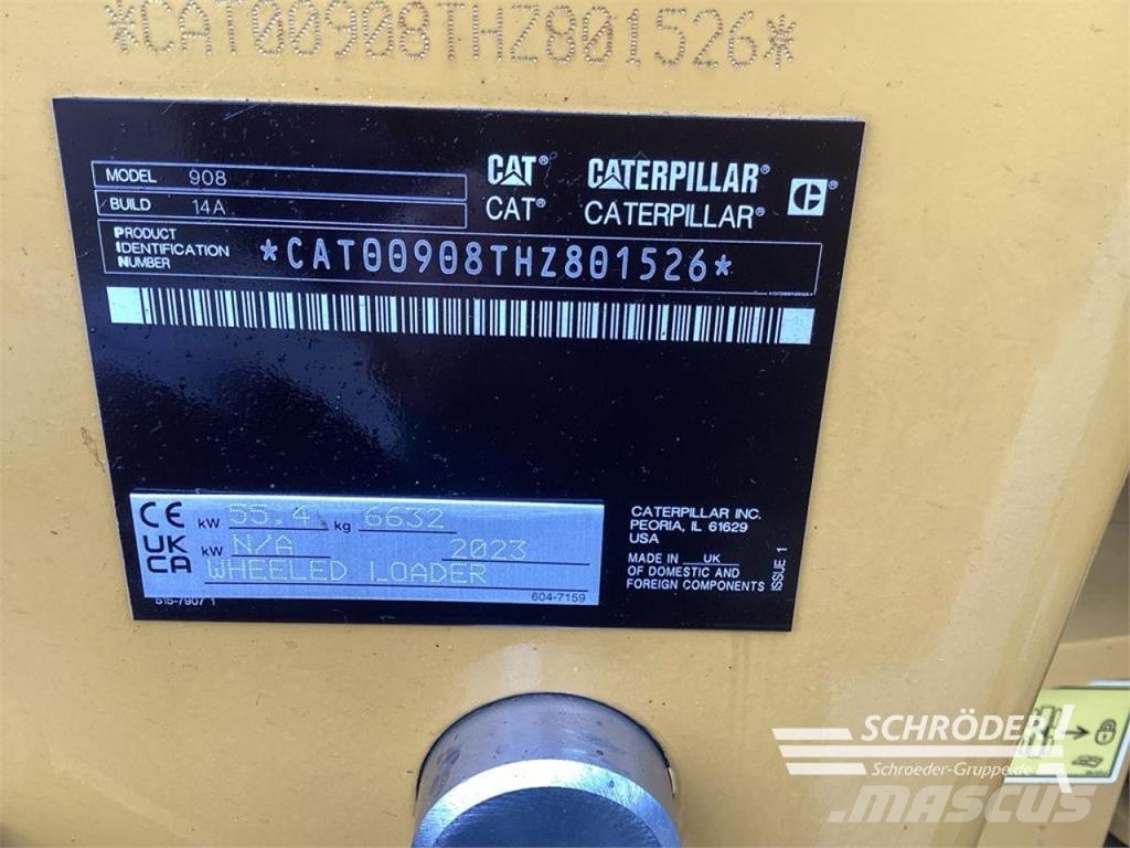 CAT 908 Wielladers