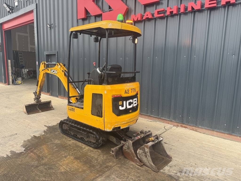 JCB 15 C-1 1.5t Mini Excavator with 3 Buckets Minikaivukoneet < 7t