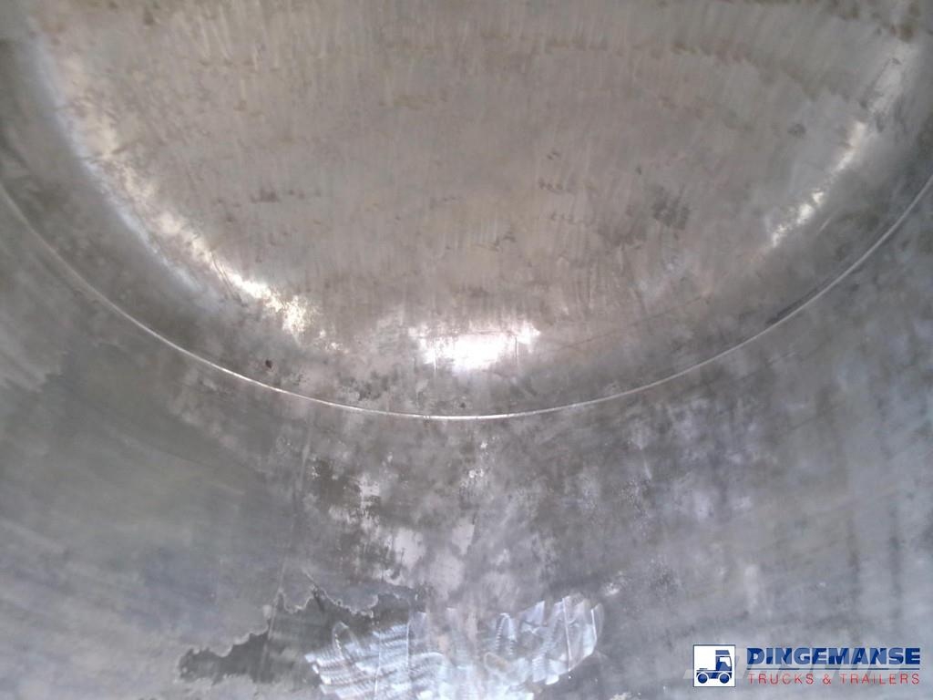 Feldbinder Chemical tank inox 30 m3 / 1 comp + pump Напівпричепи-автоцистерни