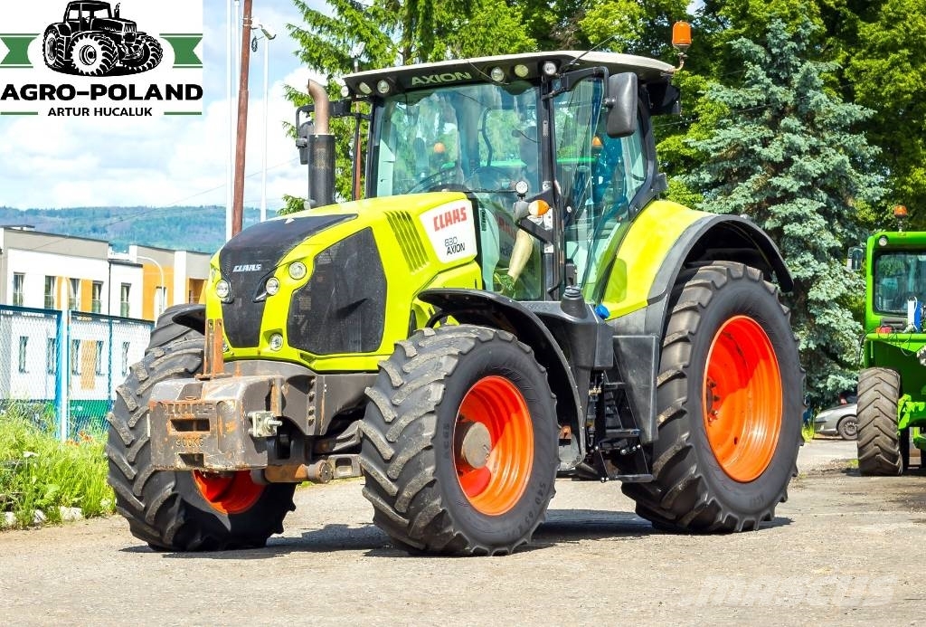 CLAAS AXION 830 - 2017 ROK - 6364 h - ORYGINALNE OPONY Tractores