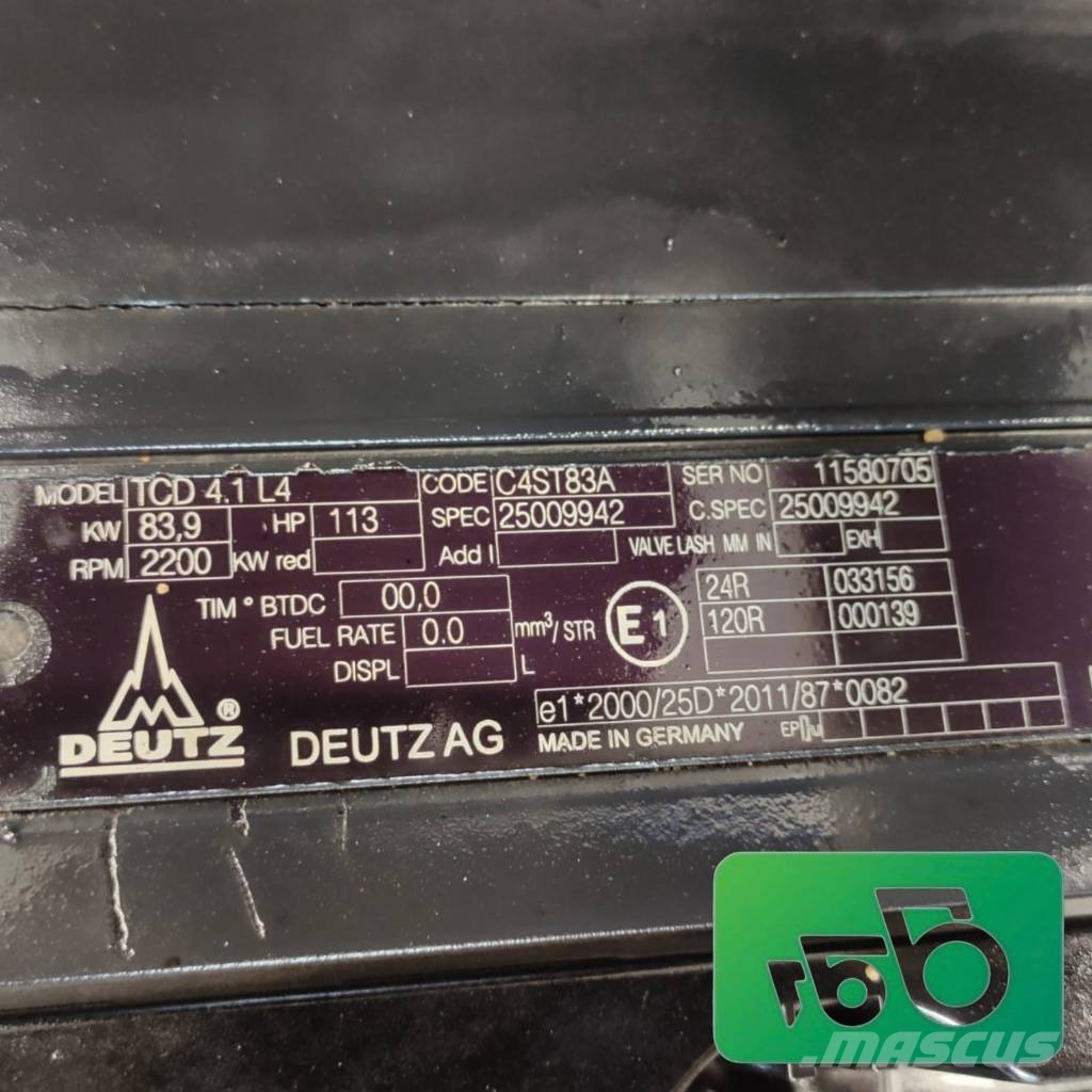 Deutz-Fahr 6150.4 Deutz TCD 4.1 L4 engine 发动机