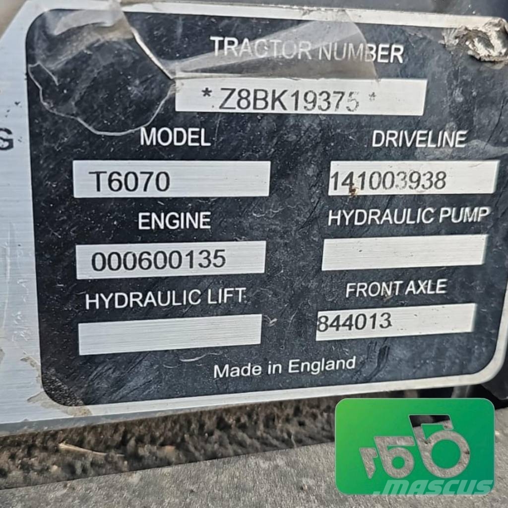 New Holland T6070 (2010r.) Parts Chasis y suspención