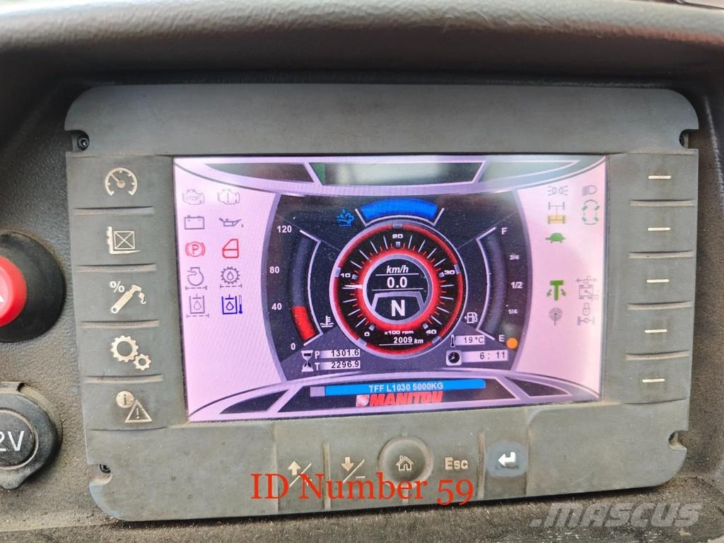 Manitou MRT 2150 + Privilege Radio Remote Forks Winch Bask مناولات متداخلة