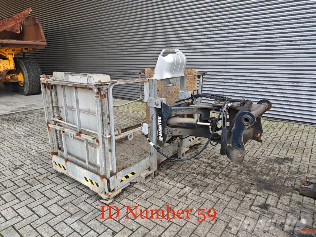 Manitou MRT 2150 + Privilege Radio Remote Forks Winch Bask مناولات متداخلة