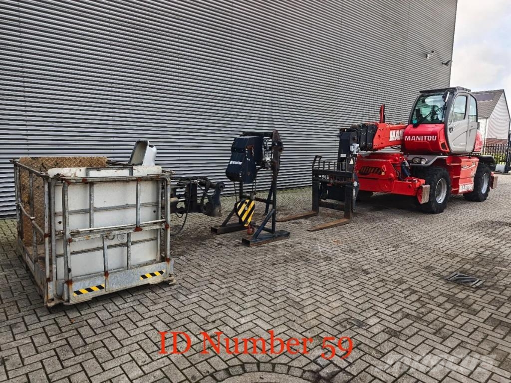Manitou MRT 2150 + Privilege Radio Remote Forks Winch Bask مناولات متداخلة