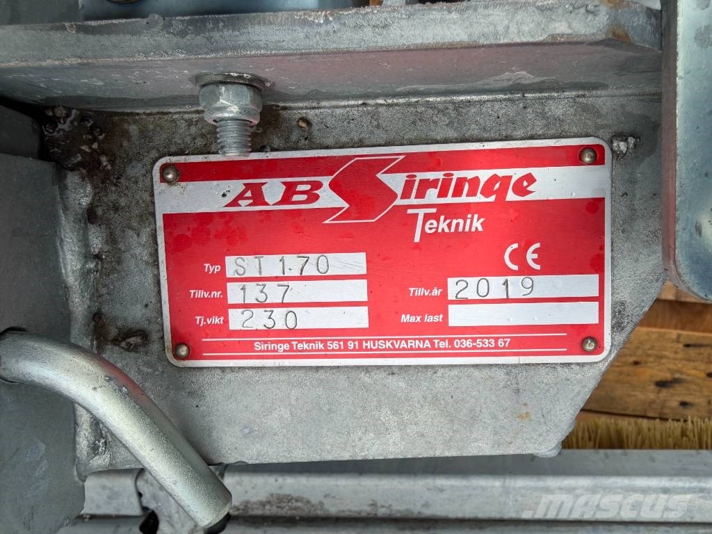 Siringe Frontsop ST 1700 Hydraulisk Sopvals 1700mm SMS كناسات
