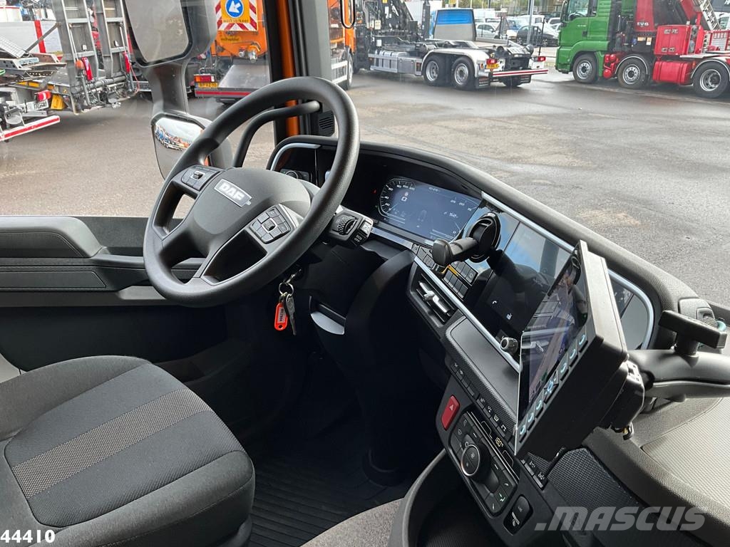 DAF FAN XD 340 Euro 6 Hiab 23 Tonmeter laadkraan شاحنات المخلفات