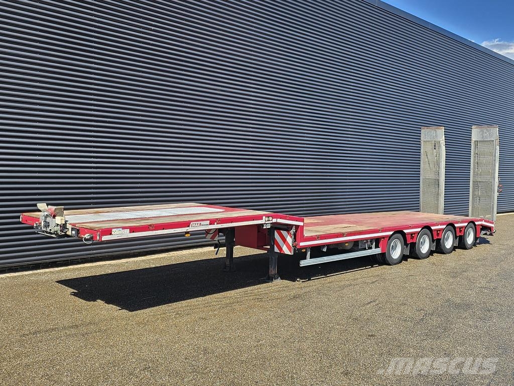 MAX Trailer N/A F-S44 / STEERING AXLE - LIFT AXLE / HYDR RAMP Low loader-semi-trailers