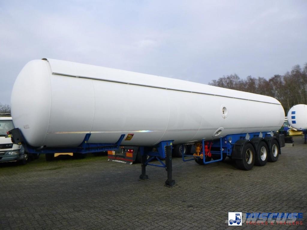 TCSA Gas tank steel 44 m3 / 1 comp Poluprikolice cisterne