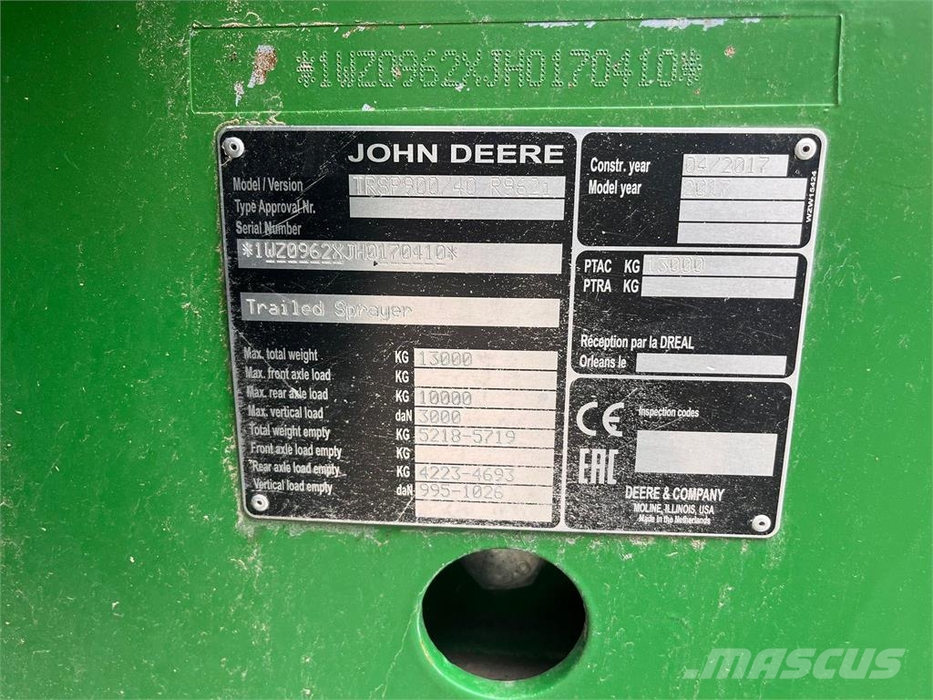 John Deere R962i Vučene prskalice