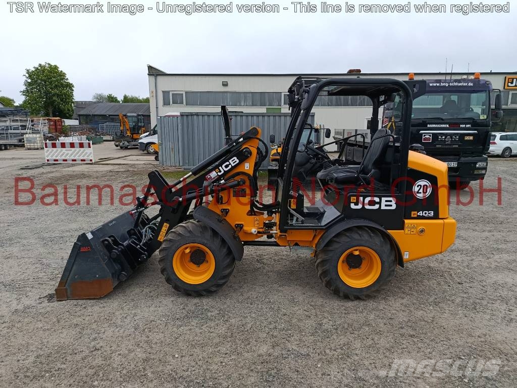 JCB JCB 403 25 PS Canopy Demo Iekrāvēji uz riteņiem