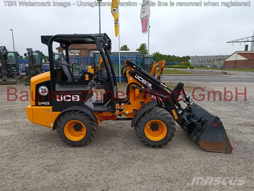 JCB JCB 403 25 PS Canopy Demo Iekrāvēji uz riteņiem