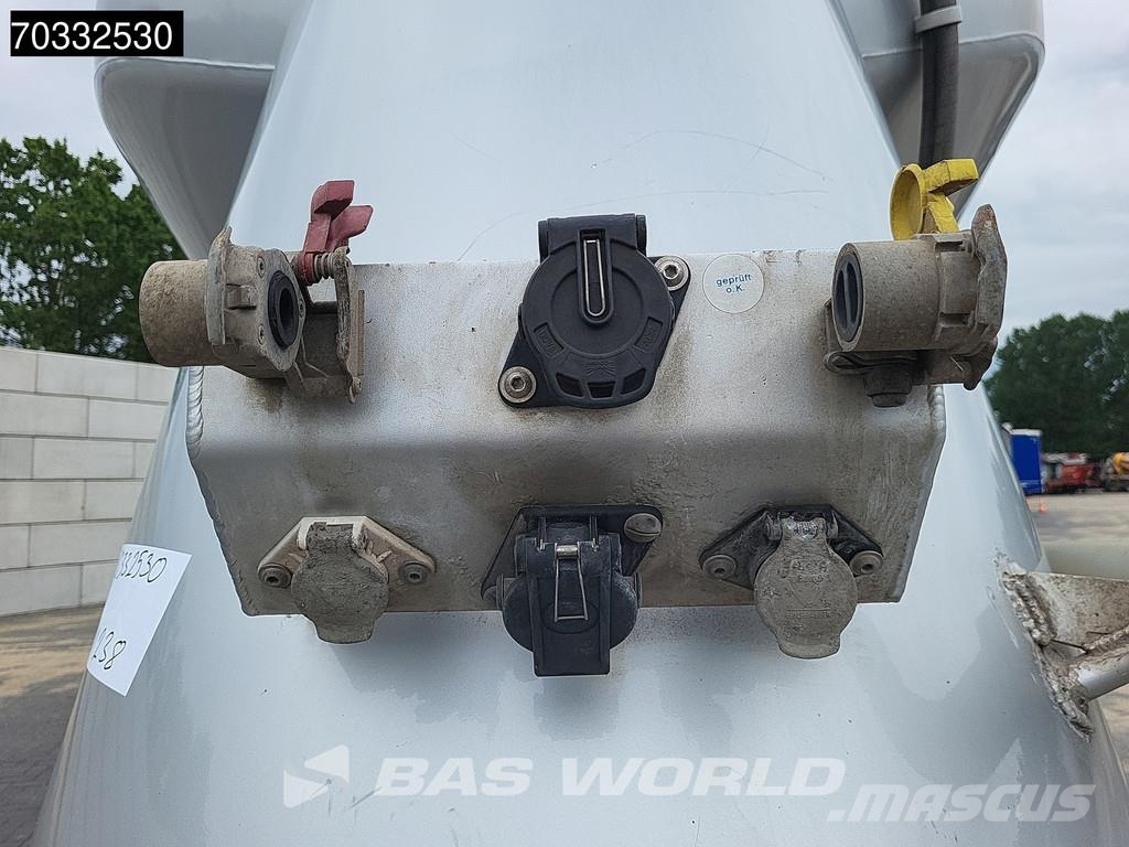 Spitzer SFS 2x Liftachse 39m3 Cement Ημιρυμούλκες βυτίων