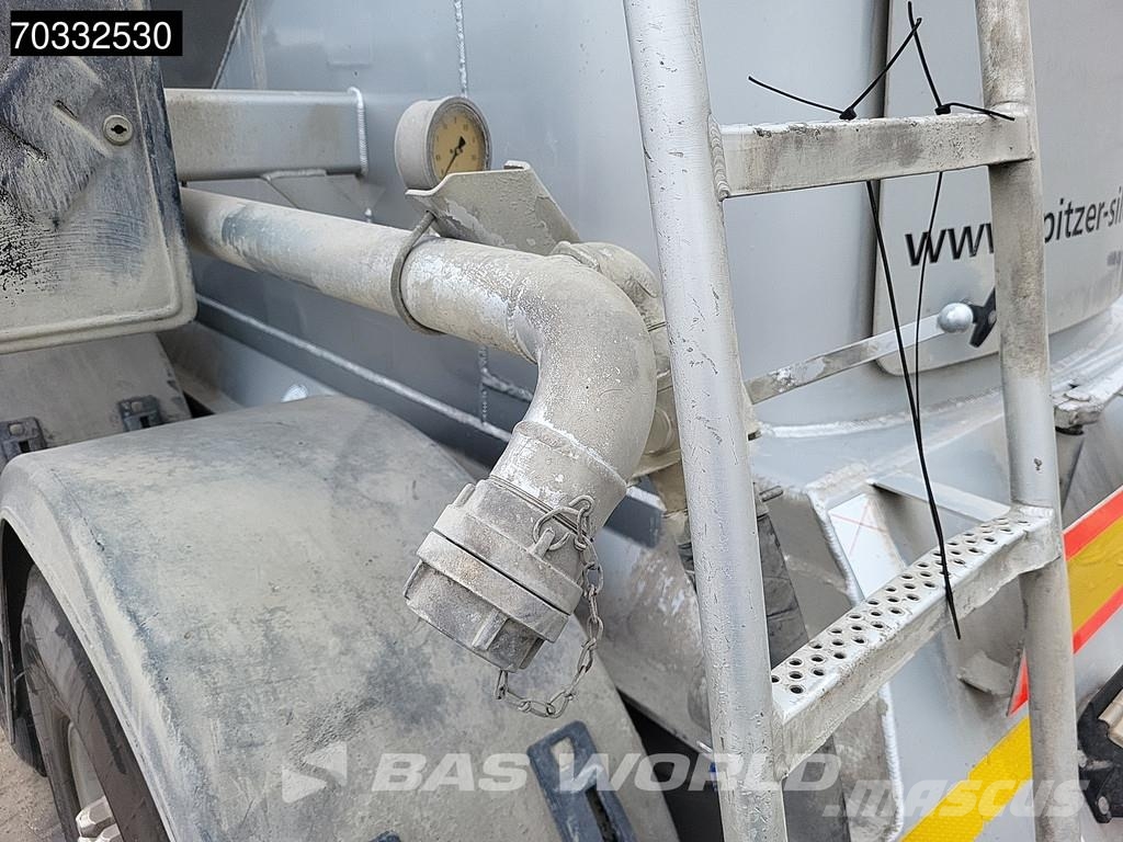Spitzer SFS 2x Liftachse 39m3 Cement Ημιρυμούλκες βυτίων