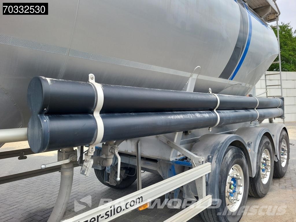 Spitzer SFS 2x Liftachse 39m3 Cement Ημιρυμούλκες βυτίων