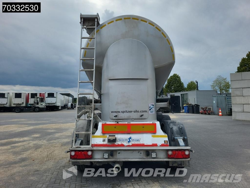 Spitzer SFS 2x Liftachse 39m3 Cement Ημιρυμούλκες βυτίων