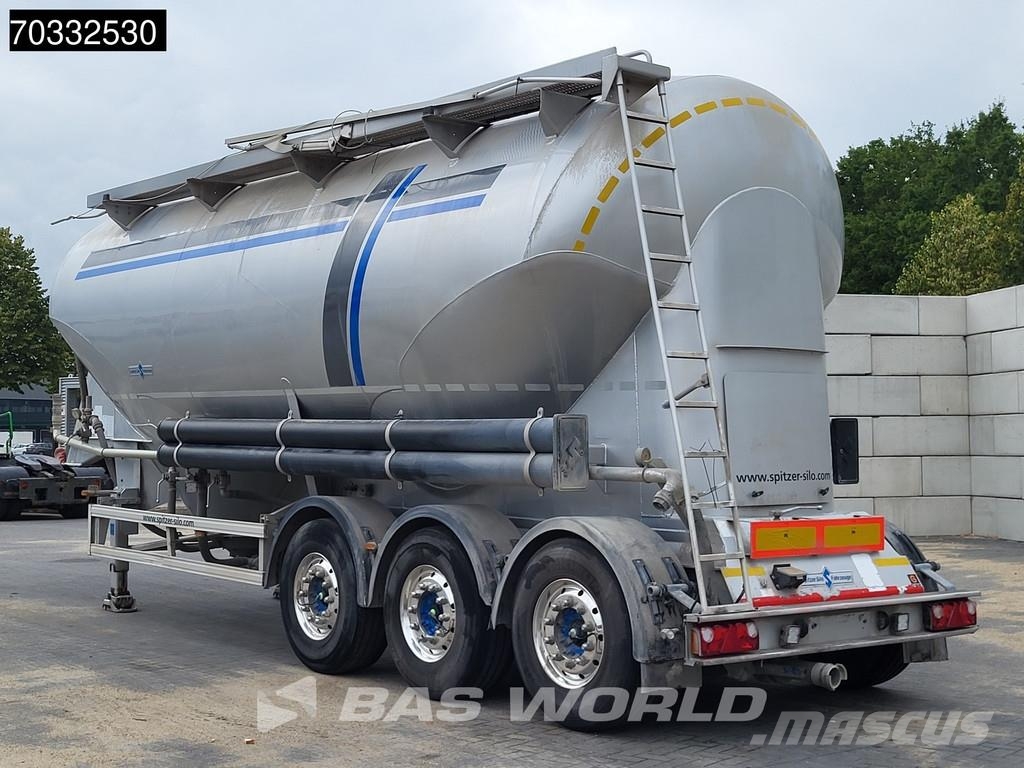 Spitzer SFS 2x Liftachse 39m3 Cement Ημιρυμούλκες βυτίων