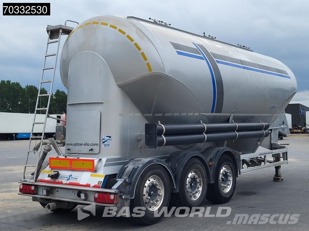 Spitzer SFS 2x Liftachse 39m3 Cement Ημιρυμούλκες βυτίων