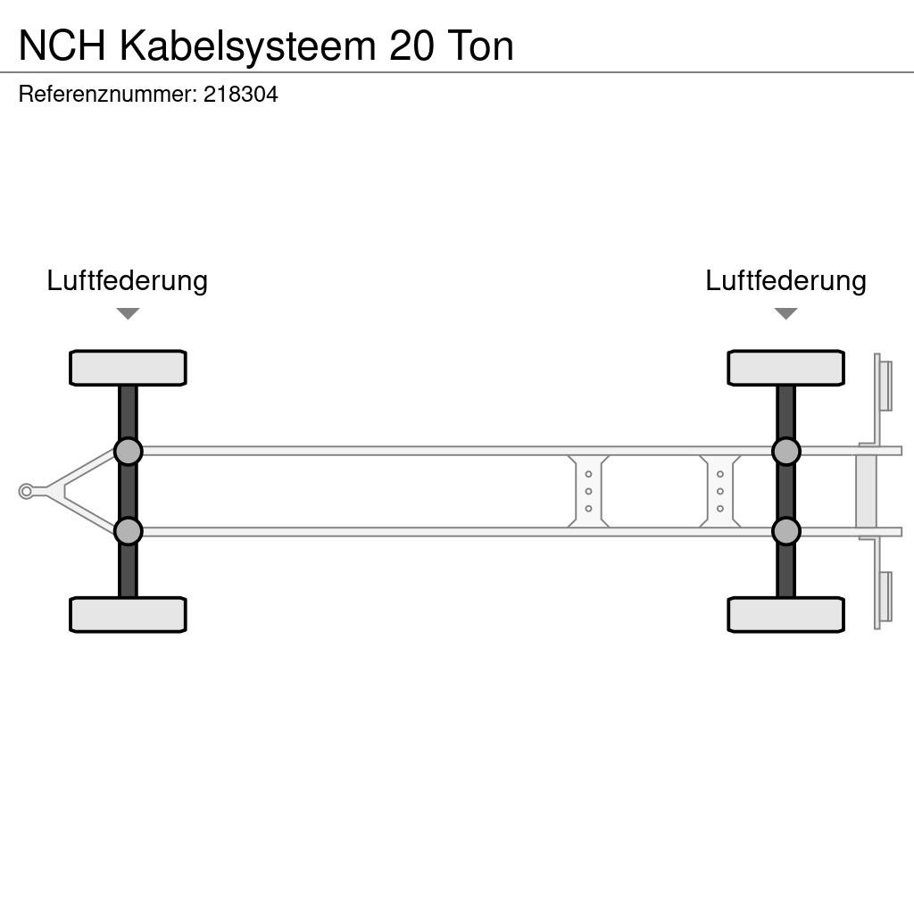 NCH Kabelsysteem 20 Ton Konténer keret / Konténeremelő pótkocsik