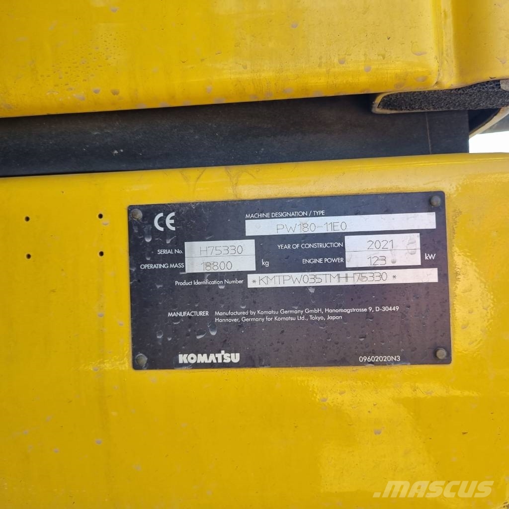 Komatsu PW180 - 11E0 Mobilbagger