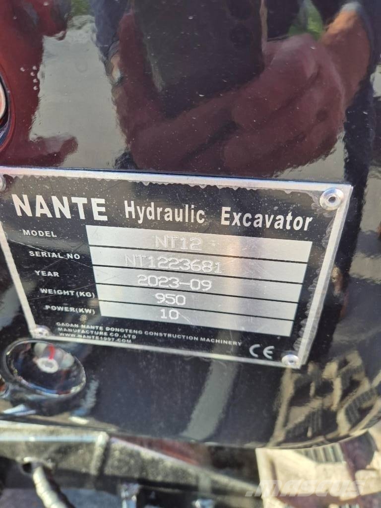 Nante Grävmaskin 1.2 Ton NT 12 NY Minigraafmachines < 7t