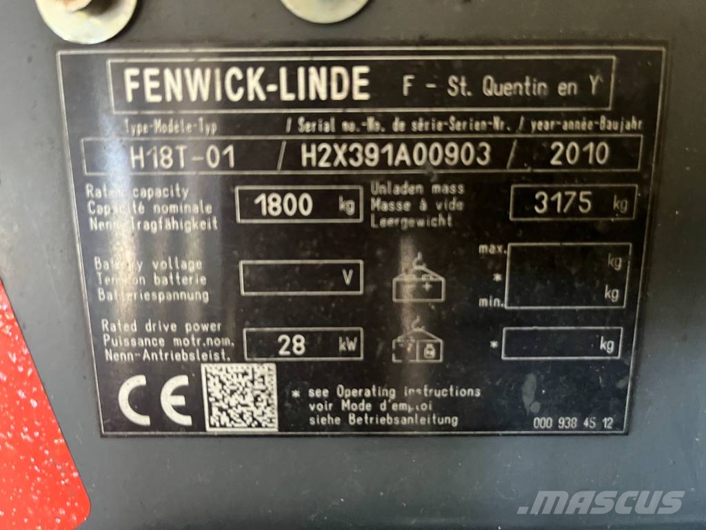 Linde H18T-01 /391/ V-4285 OB Plinski viljuškari