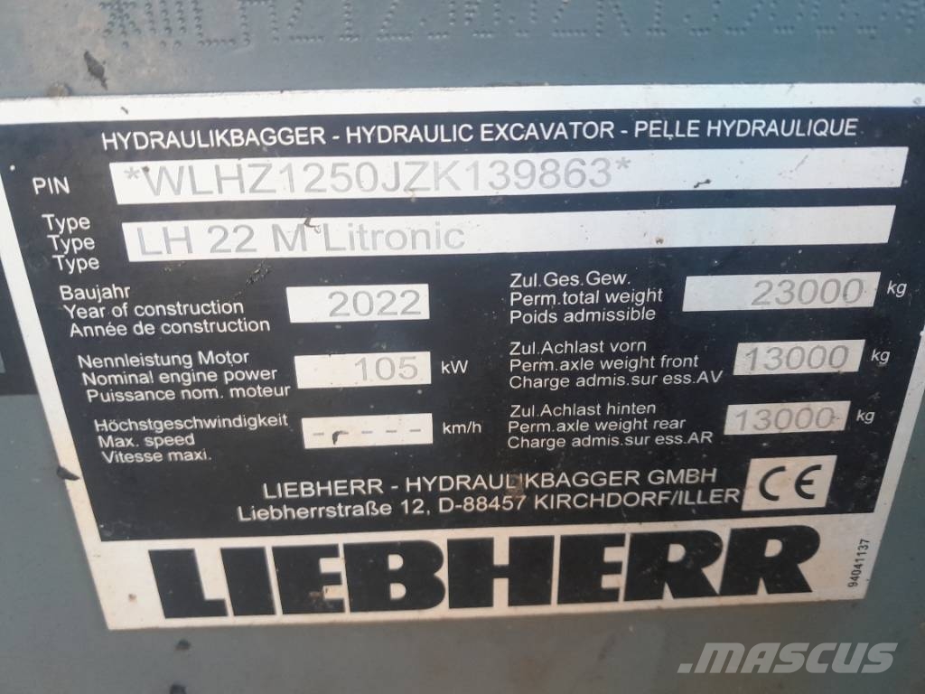 Liebherr LH 22 M Industriālie iekrāvēji