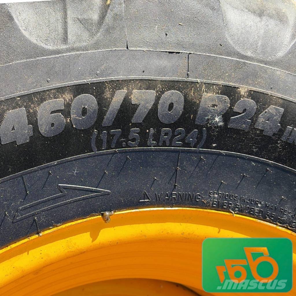 JCB 526 S Wheel R24 Tire Michelin 460/70 17.5L Sitemas Dekk, hjul og felger