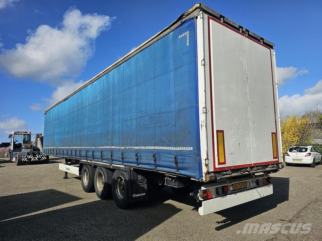 Krone SD -SLIDING ROOF - KRONE/VALX AXLES - DUTCH TRAILE Semirremolques de caja de lona