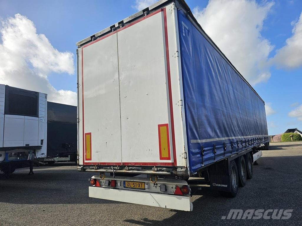 Krone SD -SLIDING ROOF - KRONE/VALX AXLES - DUTCH TRAILE Semirremolques de caja de lona
