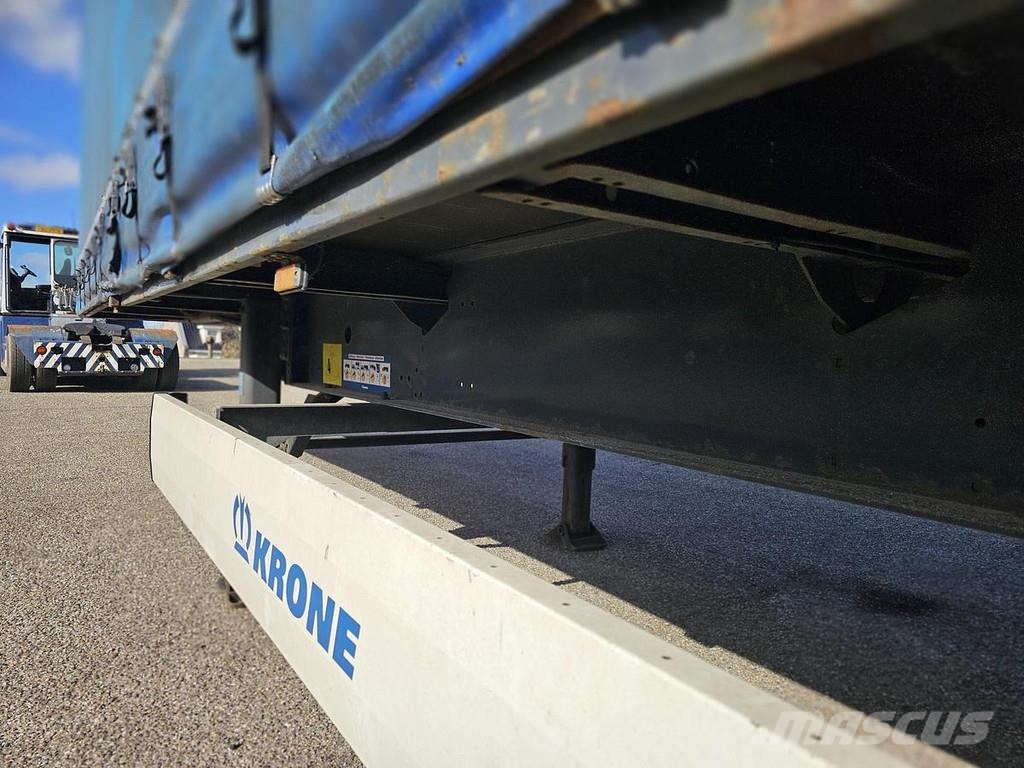 Krone SD -SLIDING ROOF - KRONE/VALX AXLES - DUTCH TRAILE Semirremolques de caja de lona