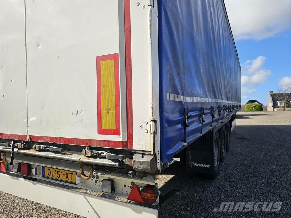 Krone SD -SLIDING ROOF - KRONE/VALX AXLES - DUTCH TRAILE Semirremolques de caja de lona