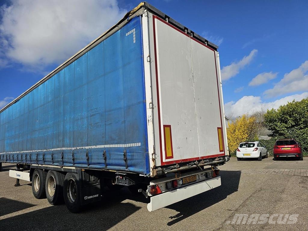 Krone SD -SLIDING ROOF - KRONE/VALX AXLES - DUTCH TRAILE Semirremolques de caja de lona