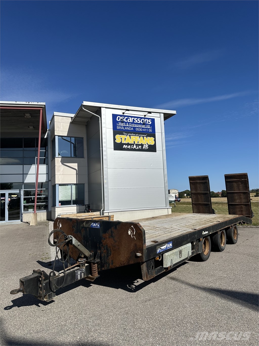  Cheiftain Maskintrailer 23Ton Nizki nakladalci