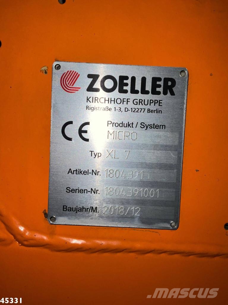 Fuso Canter 9C18 Euro 6 Zoeller 7m³ Just 108.440 Km! Sopbilar