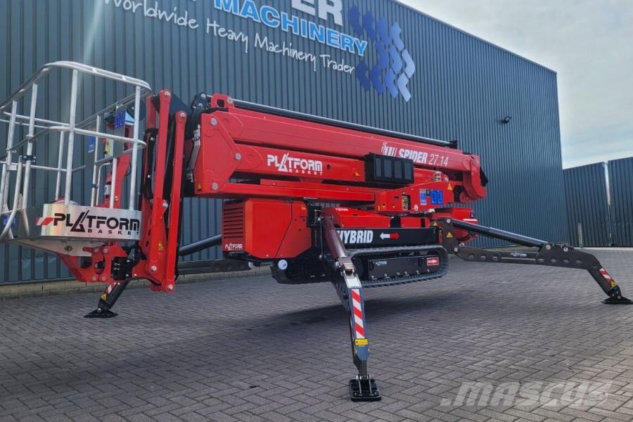 Platform Basket Spider 27.14 CE Declaration, Valid inspection, Die Zglobne podizne platforme