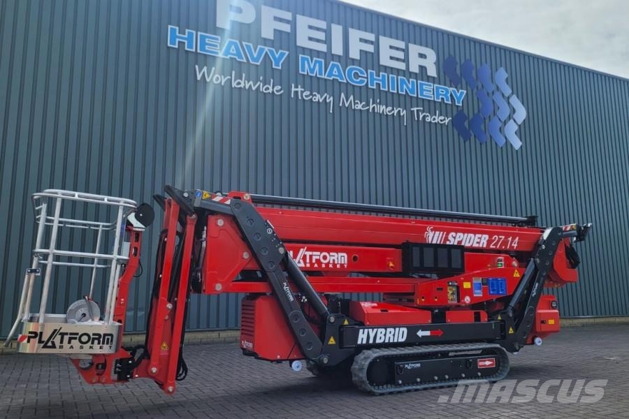 Platform Basket Spider 27.14 CE Declaration, Valid inspection, Die Zglobne podizne platforme