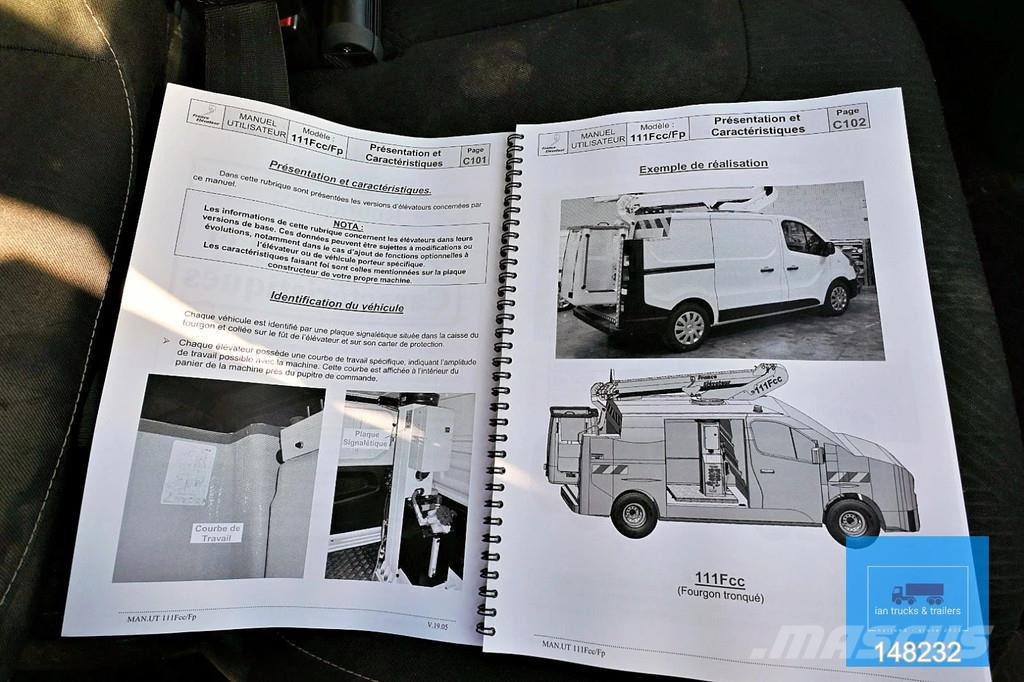Renault Trafic DCI | Nacelle | 111FCC France Elevateur | E Remorque nacelle