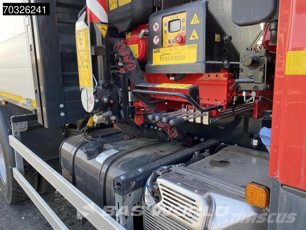 MAN TGM 18.320 4X4 NEW! Double cabin Fassi F115 Automa Platós / Ponyvás teherautók