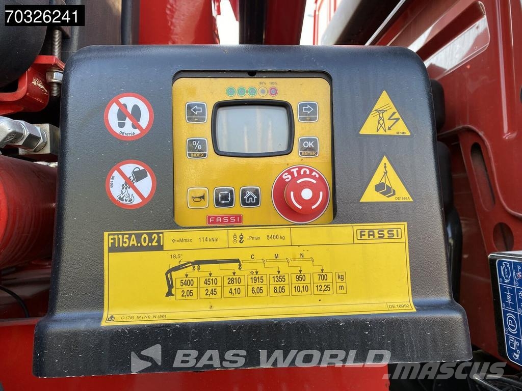 MAN TGM 18.320 4X4 NEW! Double cabin Fassi F115 Automa Platós / Ponyvás teherautók