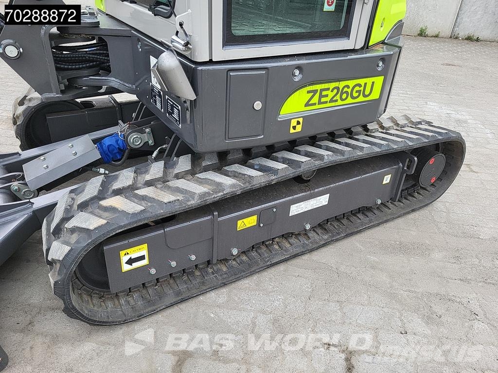 Zoomlion ZE26 GU FACTORY WARRANTY – CW / 3 BUCKETS - KUBOTA Mini ekskavatori < 7 t