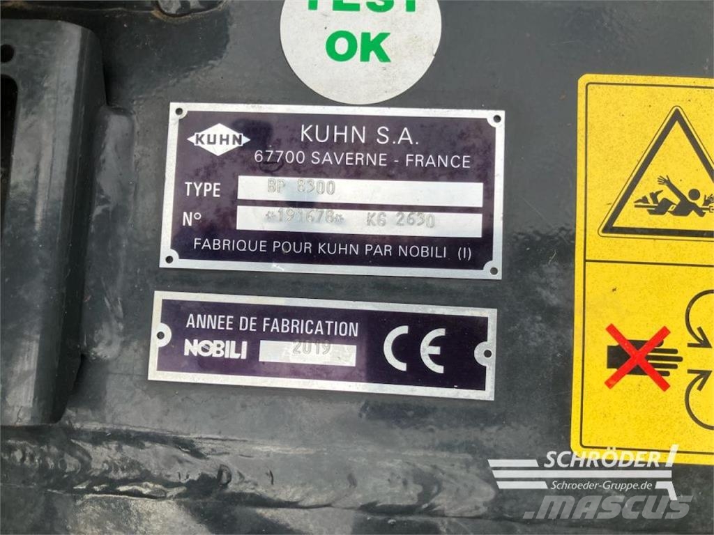 Kuhn BPR 280 + BP 8300 Kesantoleikkurit ja -murskaimet